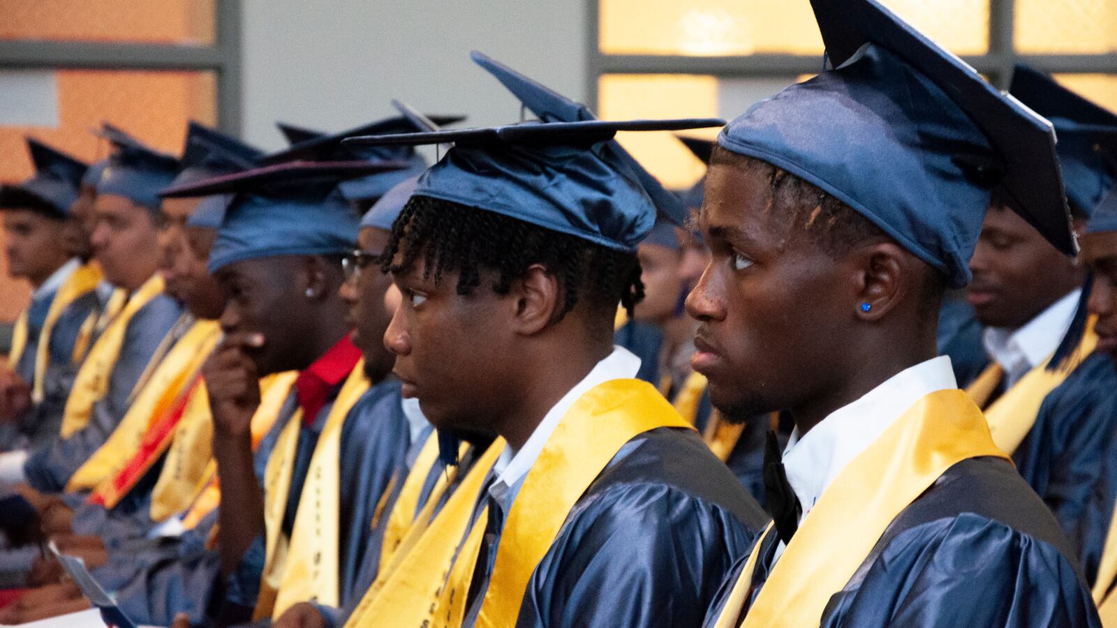 Eagle Academy for Young Men celebrated its first graduating class this year. The school opened in 2012 and graduated a class of 42 this week.