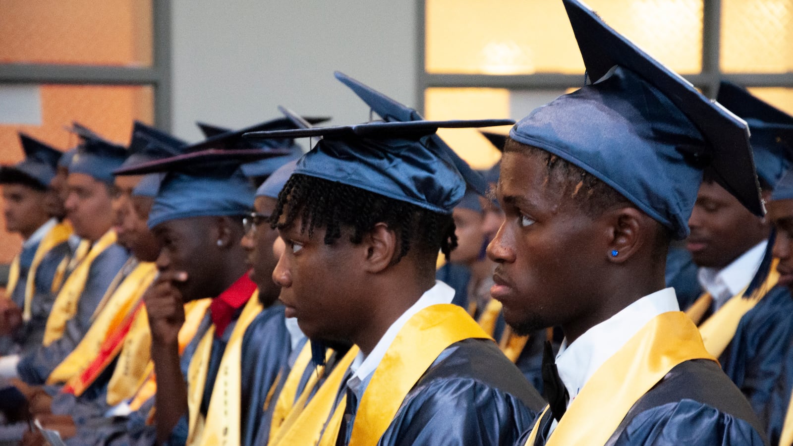 Eagle Academy for Young Men celebrated its first graduating class this year. The school opened in 2012 and graduated a class of 42 this week.