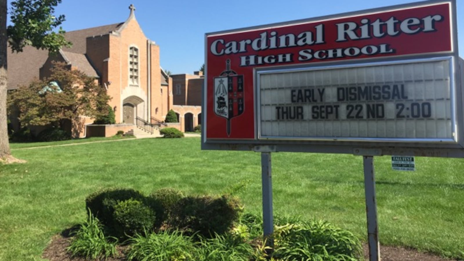 Cardinal Ritter High School has one of the highest percentages of students paying tuition with state-funded vouchers in Indiana.