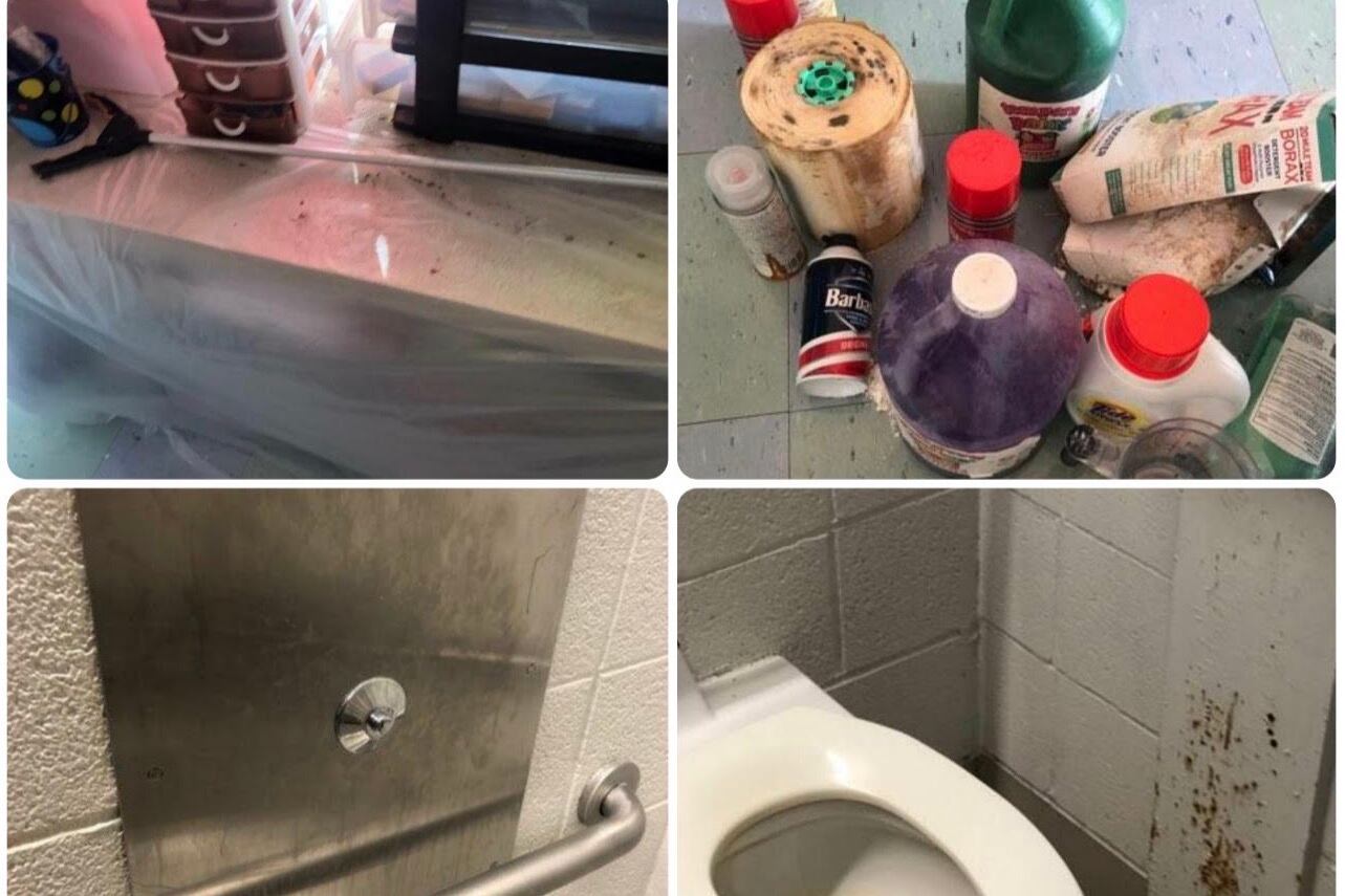 Unsanitary conditions have been reported by some Philadelphia teachers when they reported by to school March 2021.