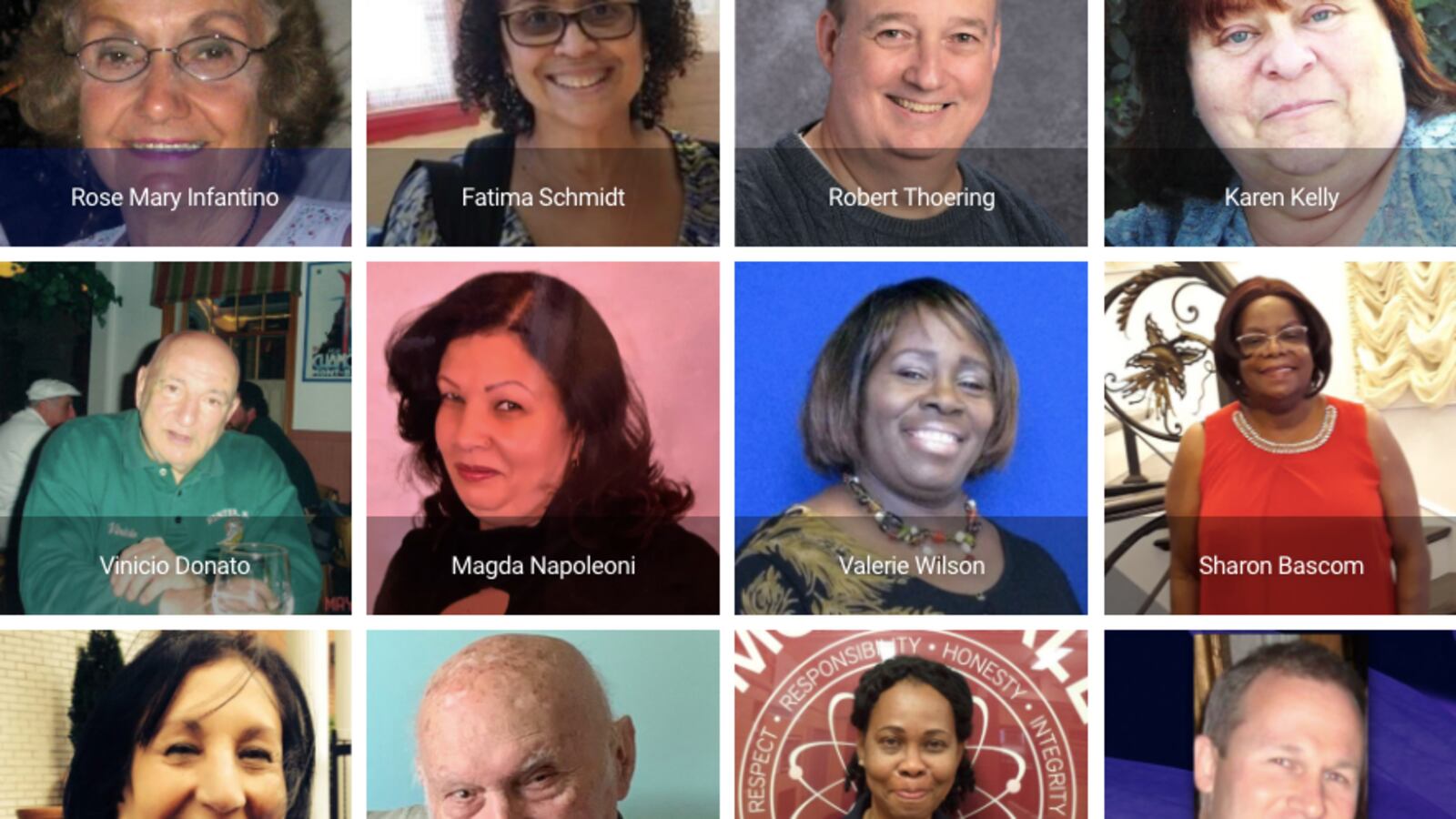 The United Federation of Teachers has collected these photos and posted them to a webpage launched to honor members who have died from presumed coronavirus complications.