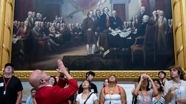 America’s 250th birthday is approaching. Trump wants this grant to shape how schools teach it.