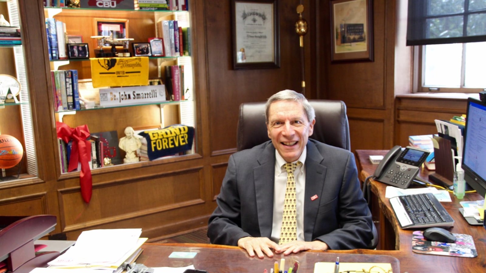 John Smarrelli is the 22nd president of Christian Brothers University — a private Catholic college in the middle of Memphis.