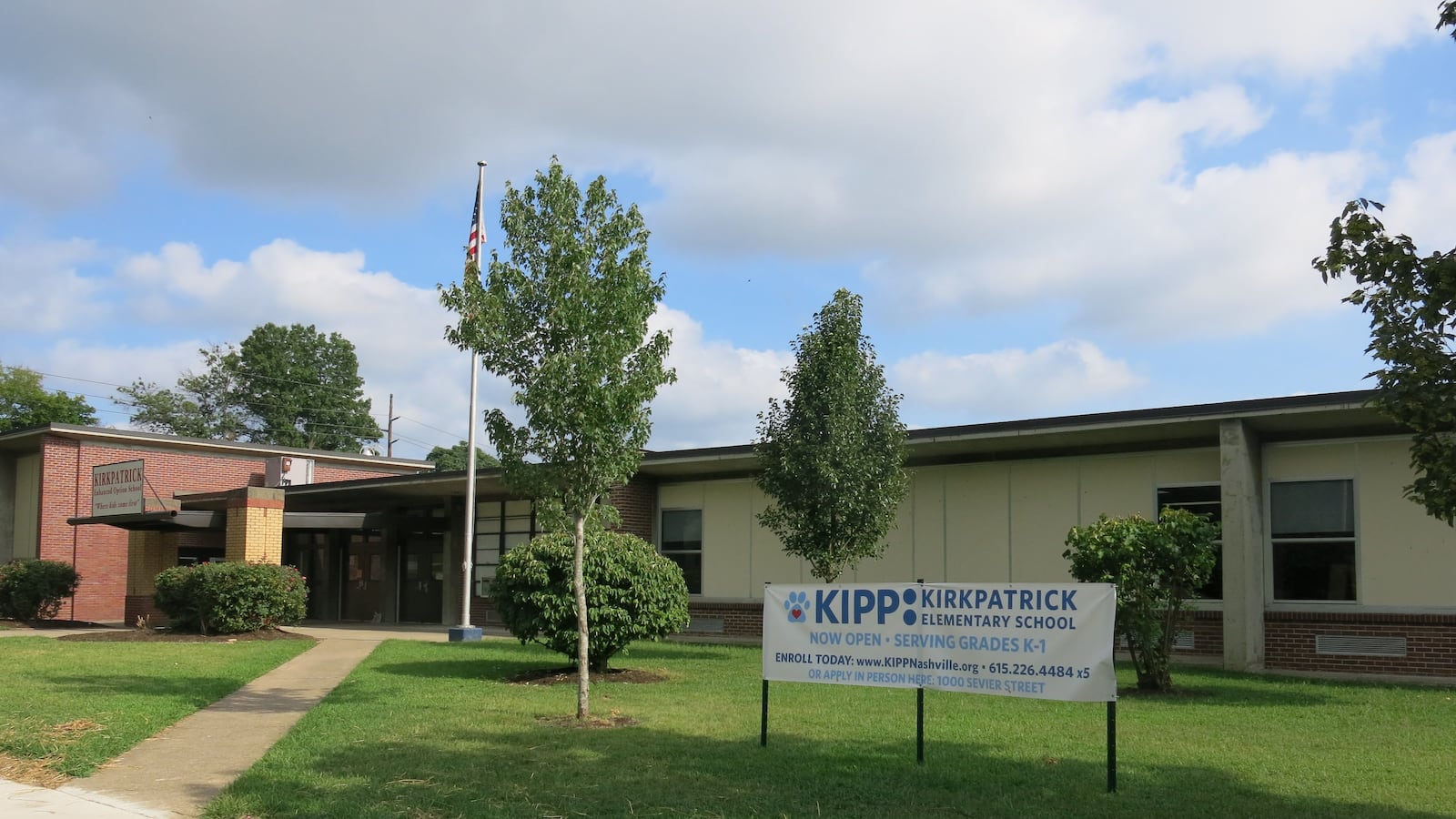 KIPP's latest school in Nashville is Kirkpatrick Elementary in East Nashville.
