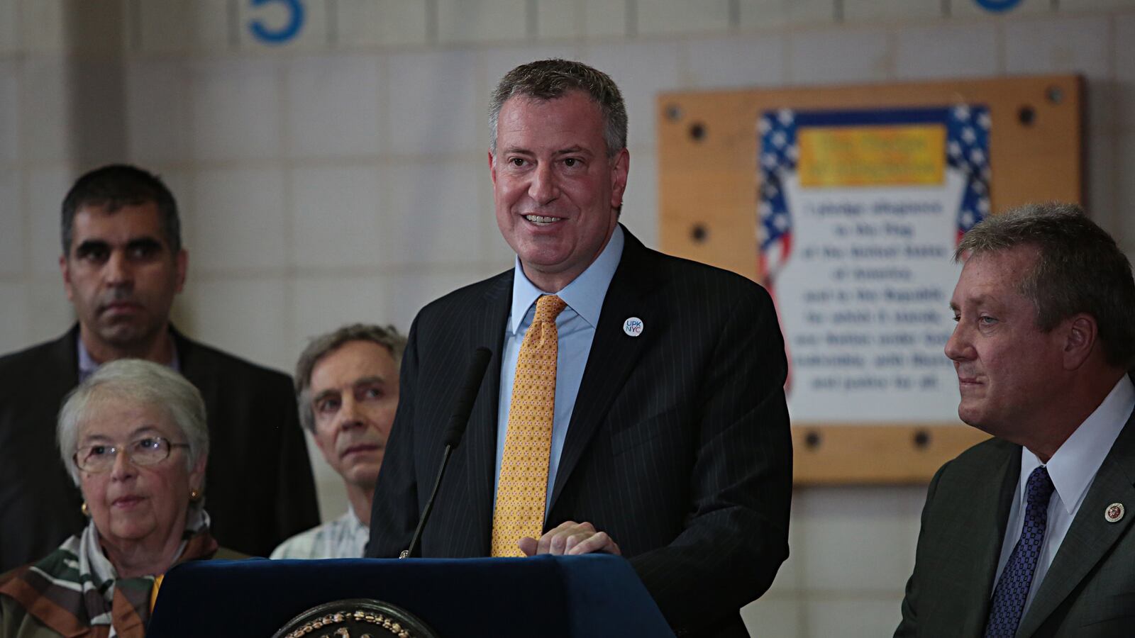 Mayor Bill de Blasio.