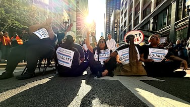 Rally over more pay for CPS lunchroom workers results in dozens of police citations
