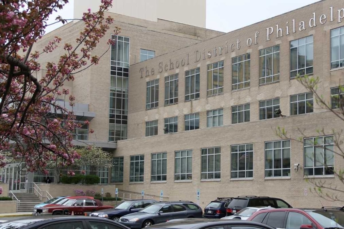 Exterior of The School District of Philadelphia building.