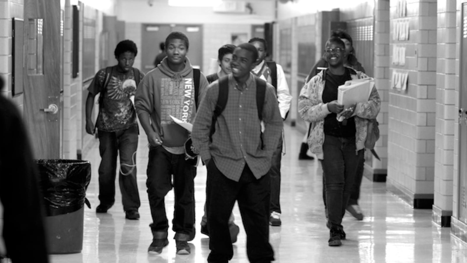 Manual High School students pass through the halls in between classes. The five minutes students are supposed to have between each class can sometimes stretch to 10 or 15 cutting into instruction time.