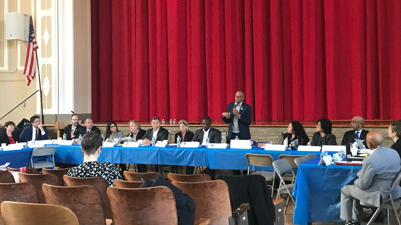Lawmakers, state education policymakers, parents, and school leaders gathered at Bayside High School in Queens to talk about how the state should tweak Foundation Aid.