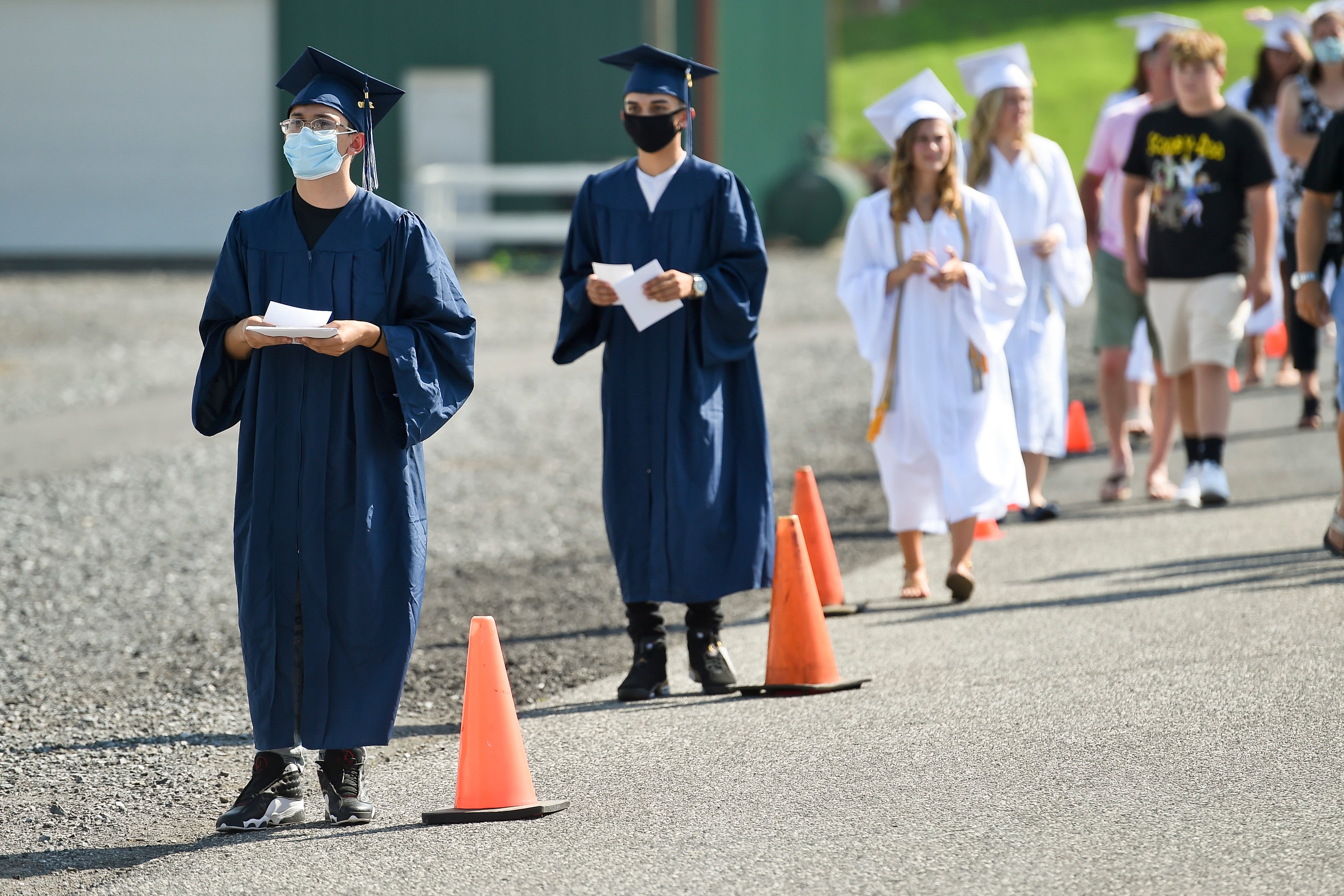 High School Graduation Modified To Prevent The Spread Of Coronavirus COVID-19
