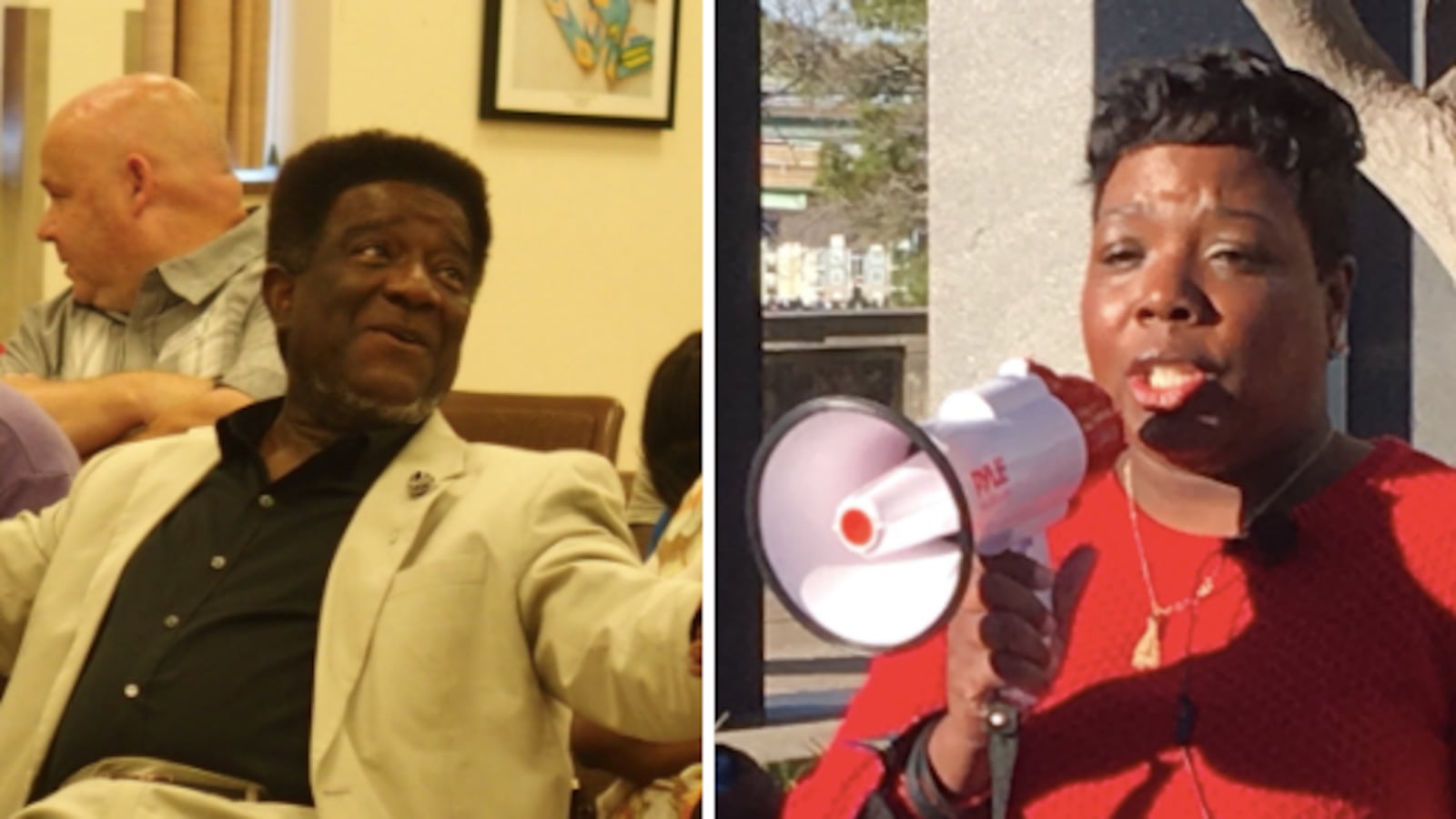 Keith Williams (left) and Tikeila Rucker lead the teacher associations representing licensed educators in Shelby County Schools.