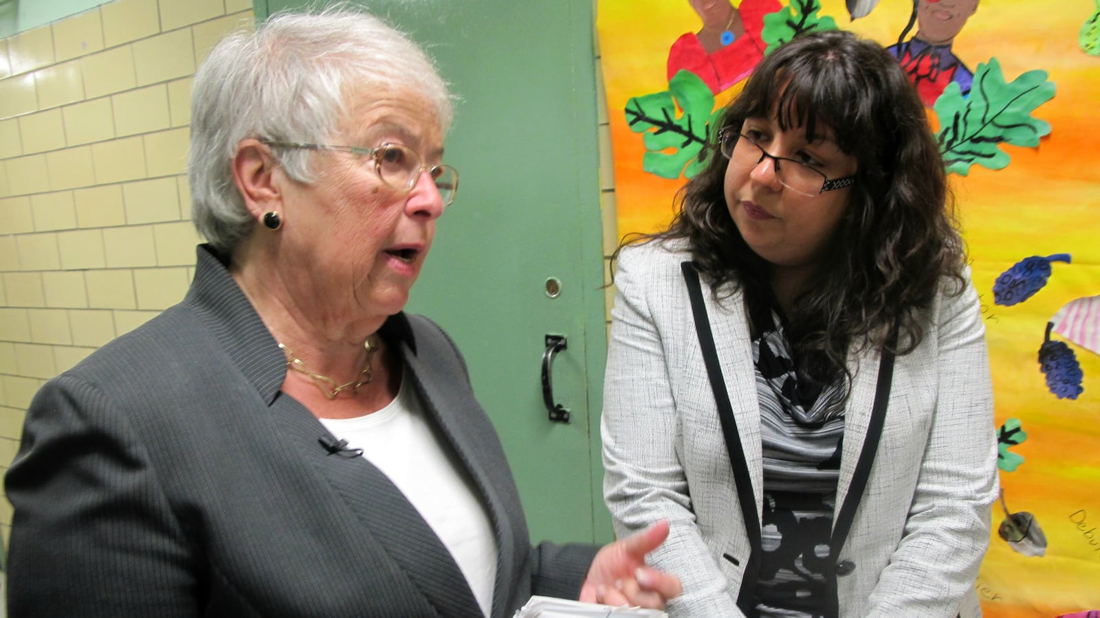 Chancellor Carmen Fariña toured P.S. 123 in Harlem earlier this year and referred to the Success Academy charter school in the building, but did not visit it.