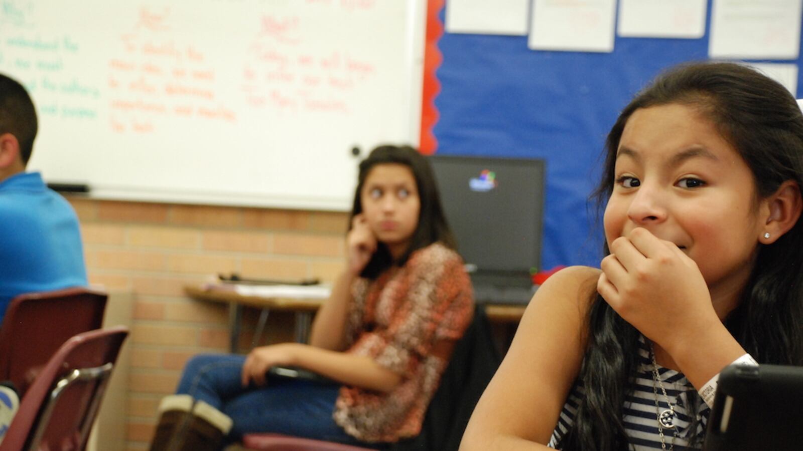 A student at Lumberg Elementary School in Jefferson County.