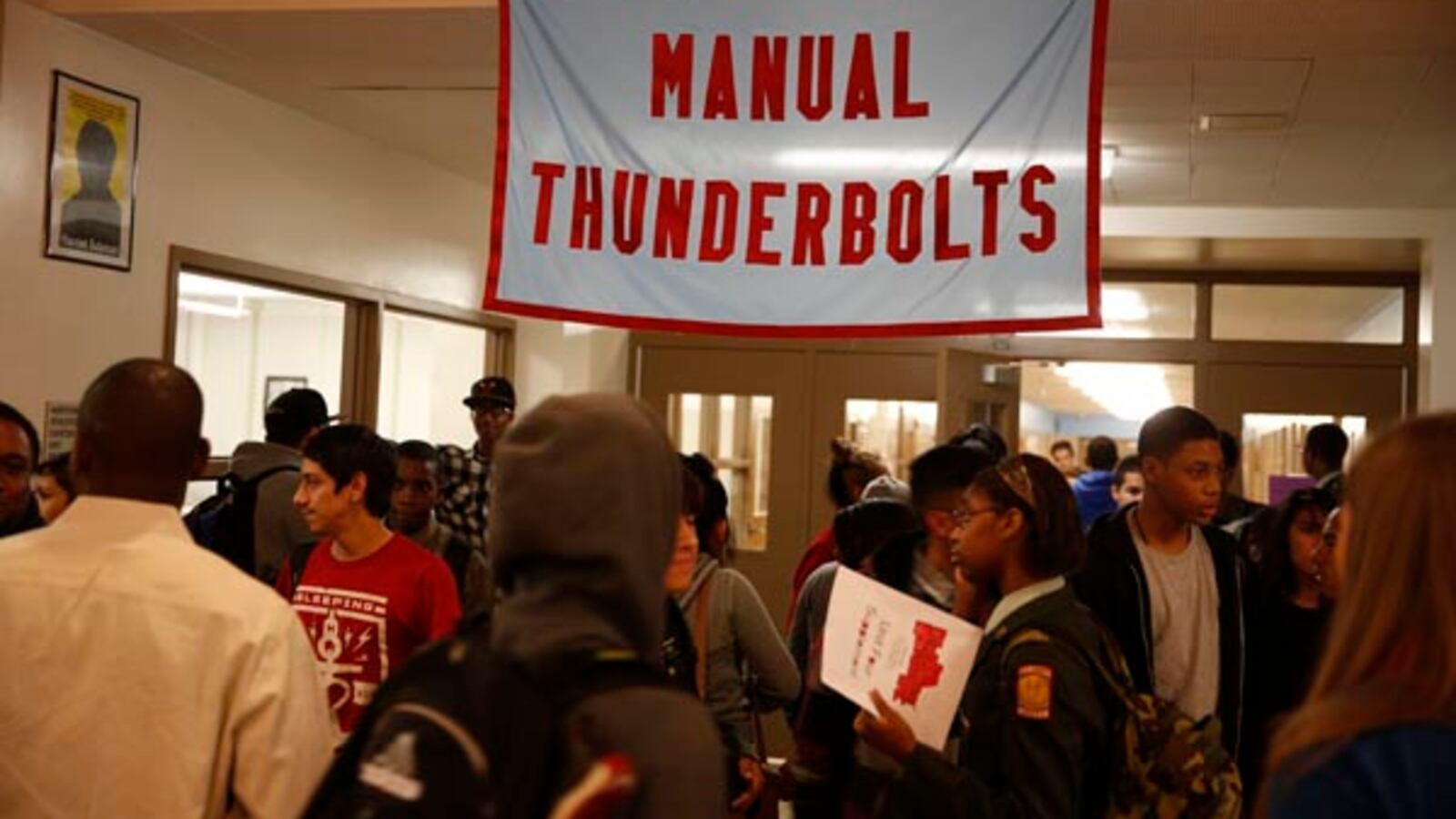 Manual High students.