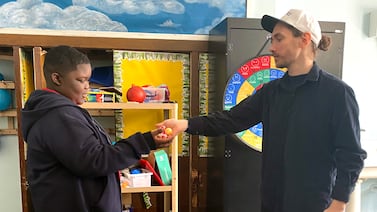 Mentorship, tutoring, fun: Social workers in training tackle middle school mental health challenges