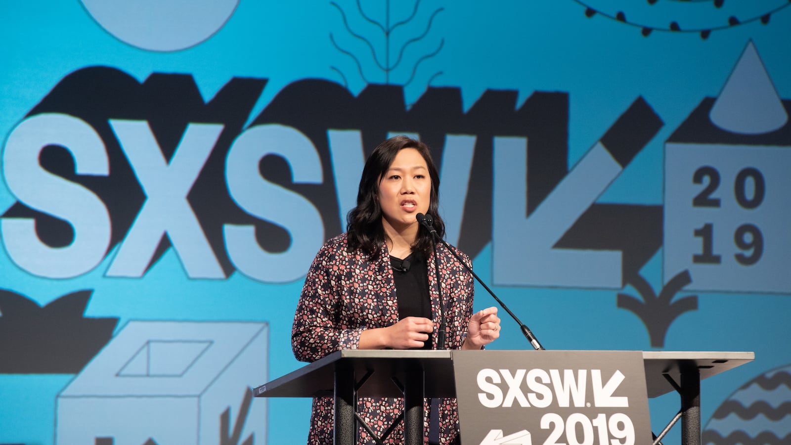 AUSTIN, TEXAS - MARCH 08: Priscilla Chan of the Chan Zuckerberg Initiative speaks at the Hilton during SXSW on March 08, 2019 in Austin, Texas. (Photo by Jim Bennett/WireImage)