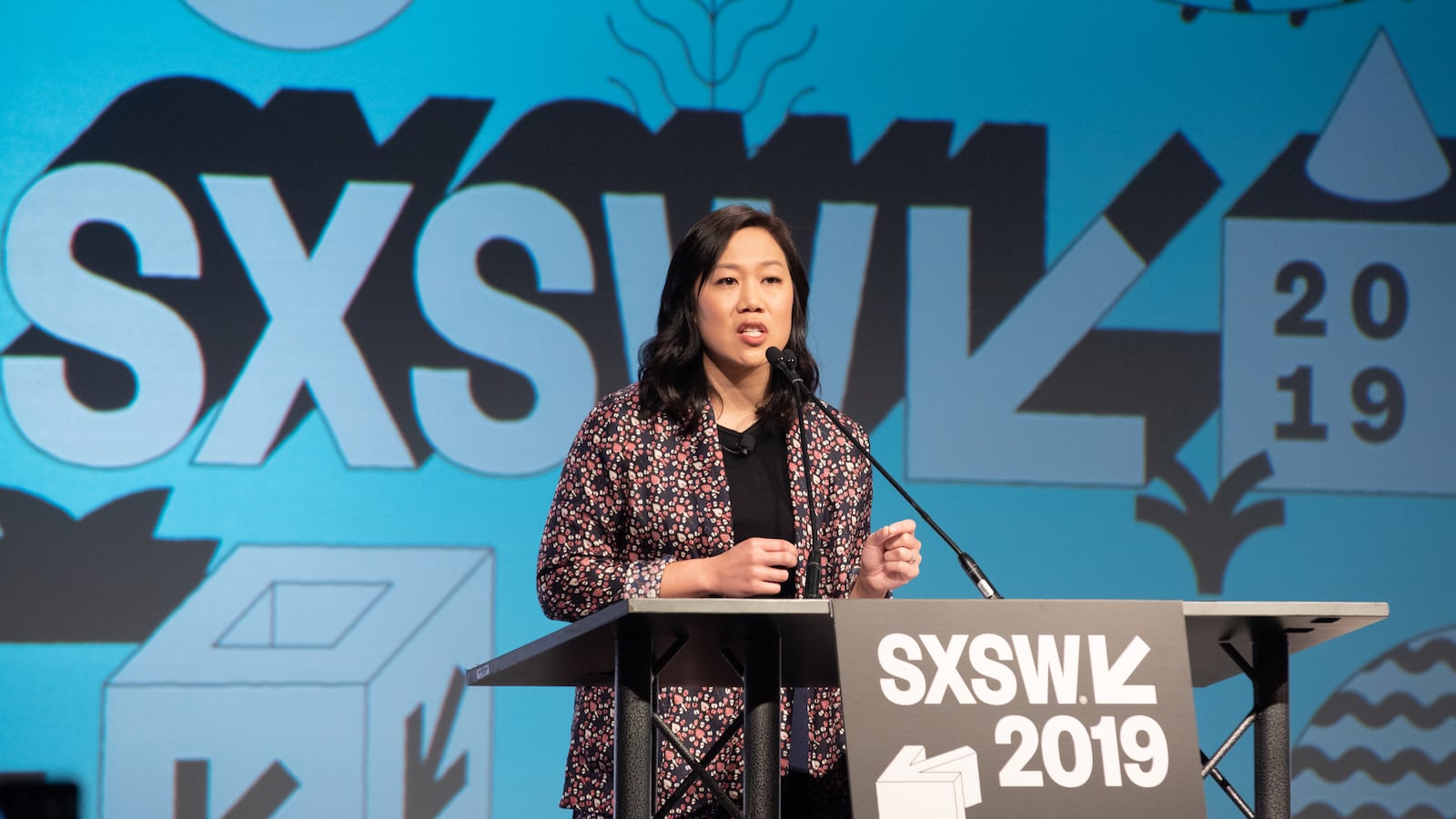 AUSTIN, TEXAS - MARCH 08: Priscilla Chan of the Chan Zuckerberg Initiative speaks at the Hilton during SXSW on March 08, 2019 in Austin, Texas. (Photo by Jim Bennett/WireImage)