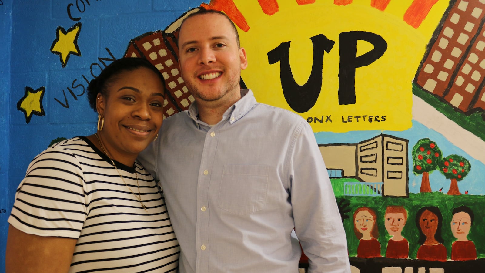 Nicholas Melendez says his job as a guidance counselor has changed since Nycole Dash joined Bronx Letters as a Single Shepherd counselor.