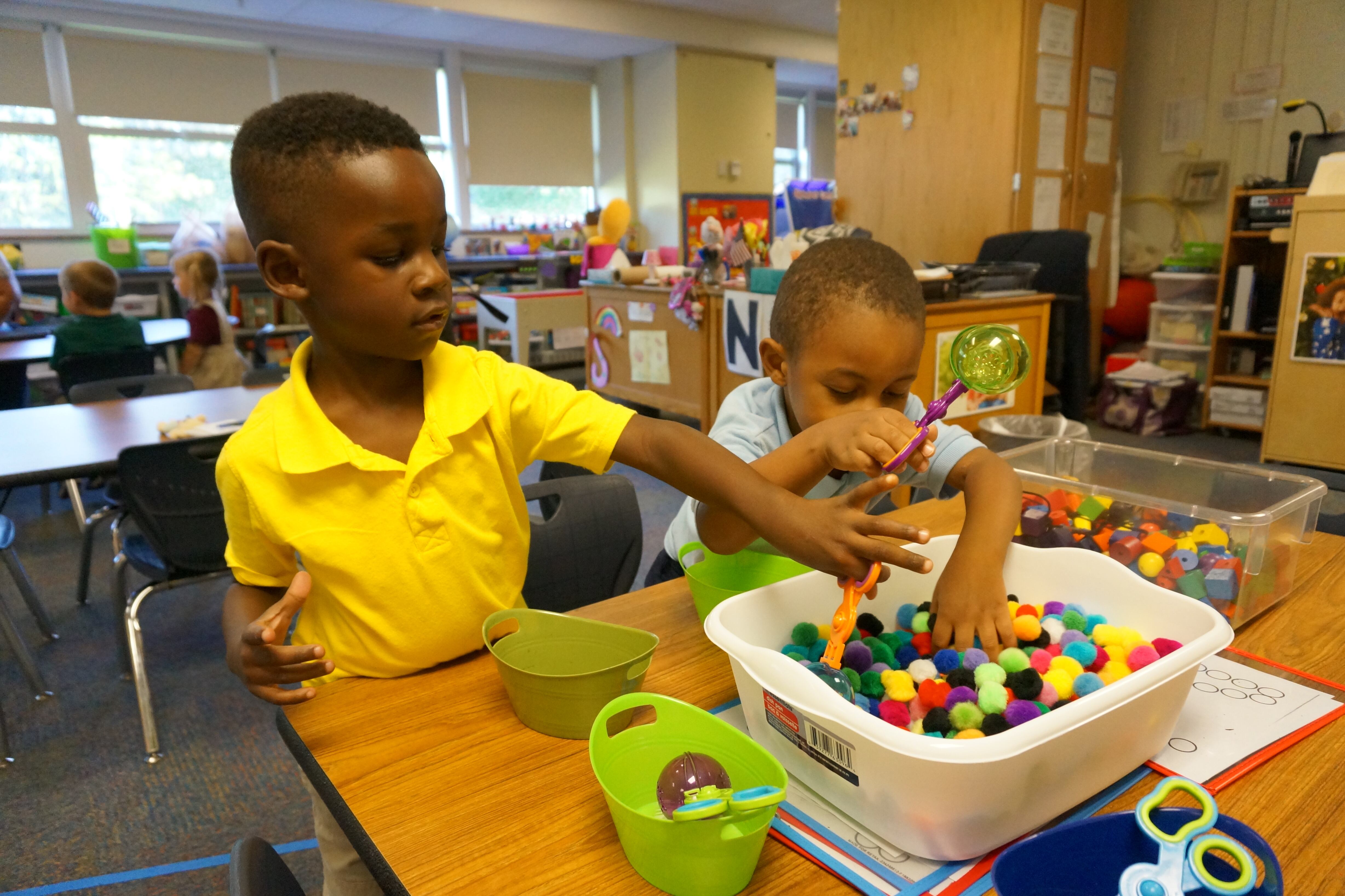 Preschoolers at School 55