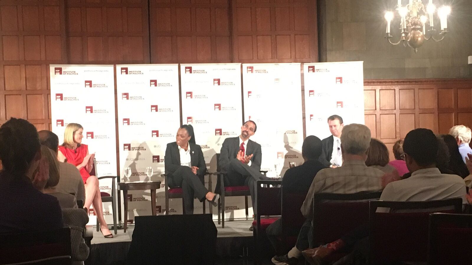 Janice Jackson appeared Monday at the University of Chicago’s Institute of Politics, where she discussed the future of American schools on a panel with another Chicago Public Schools product, Pedro Martinez, superintendent of the San Antonio Independent School District.