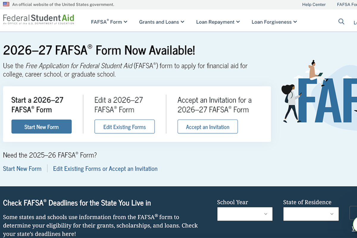 Screenshot of a website