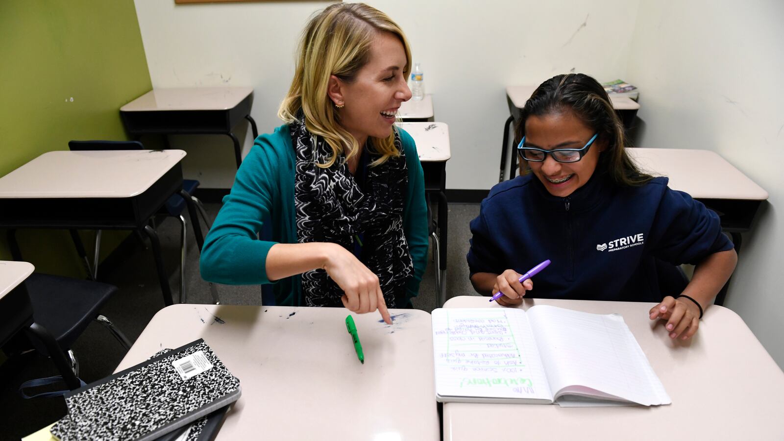 At STRIVE Prep Federal (photo by Helen H. Richardson/The Denver Post).
