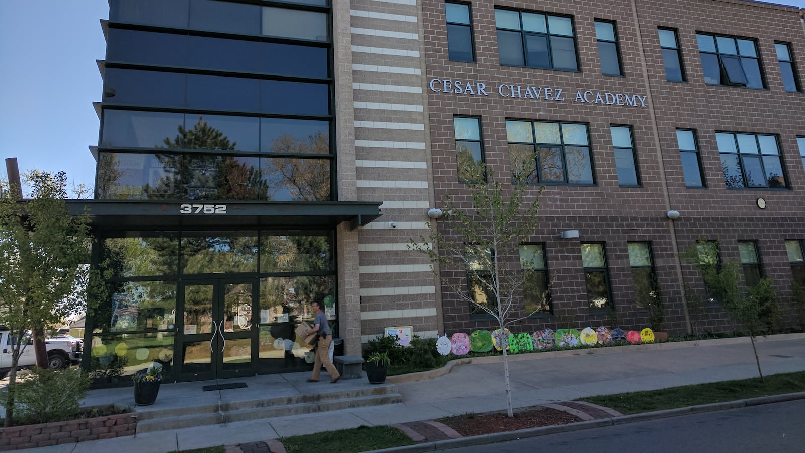 The future home of Rocky Mountain Prep elementary in northwest Denver (Eric Gorski, Chalkbeat).