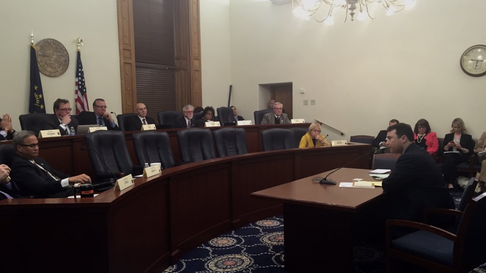 The Senate Rules Committee heard testimony from those supporting and opposing Senate Bill 1, which would remove State Superintendent Glenda Ritz as chairwoman of the Indiana State Board of Education.