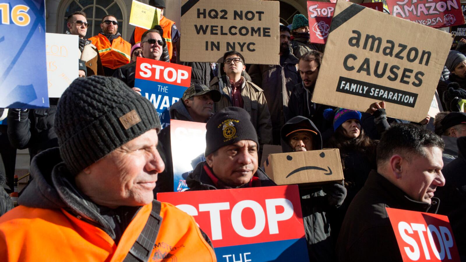 New York's city council held two hearings questioning the city and state's deal that gave Amazon three billion dollars to move a second headquarters to Long Island City in Queens. City council members criticized Amazon for its anti-union policies and its alleged cooperation with immigration authorities.