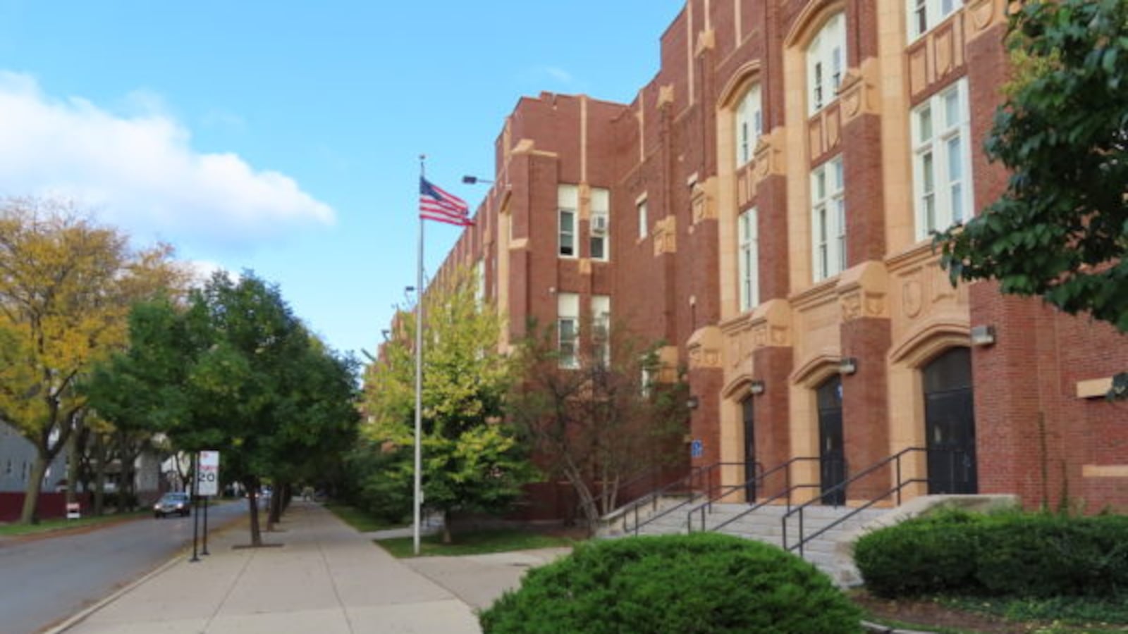 Roosevelt High School in Albany Park