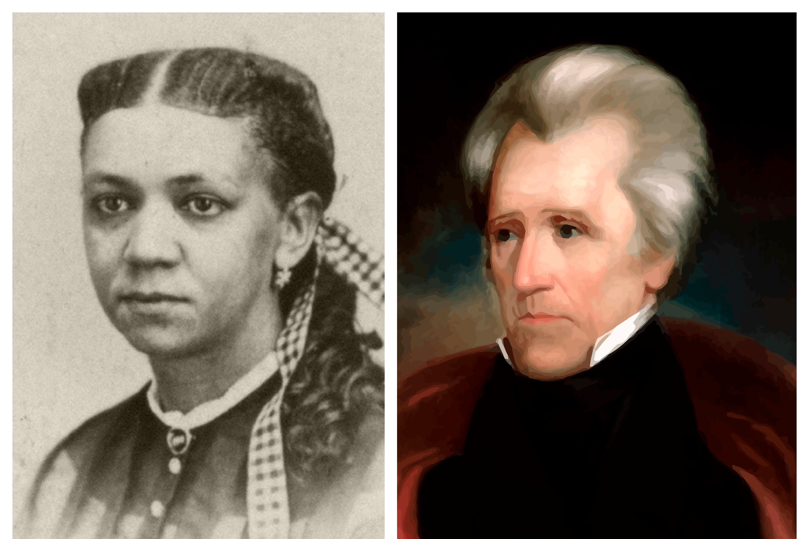Fanny Jackson Coppin and former President Andrew Jackson