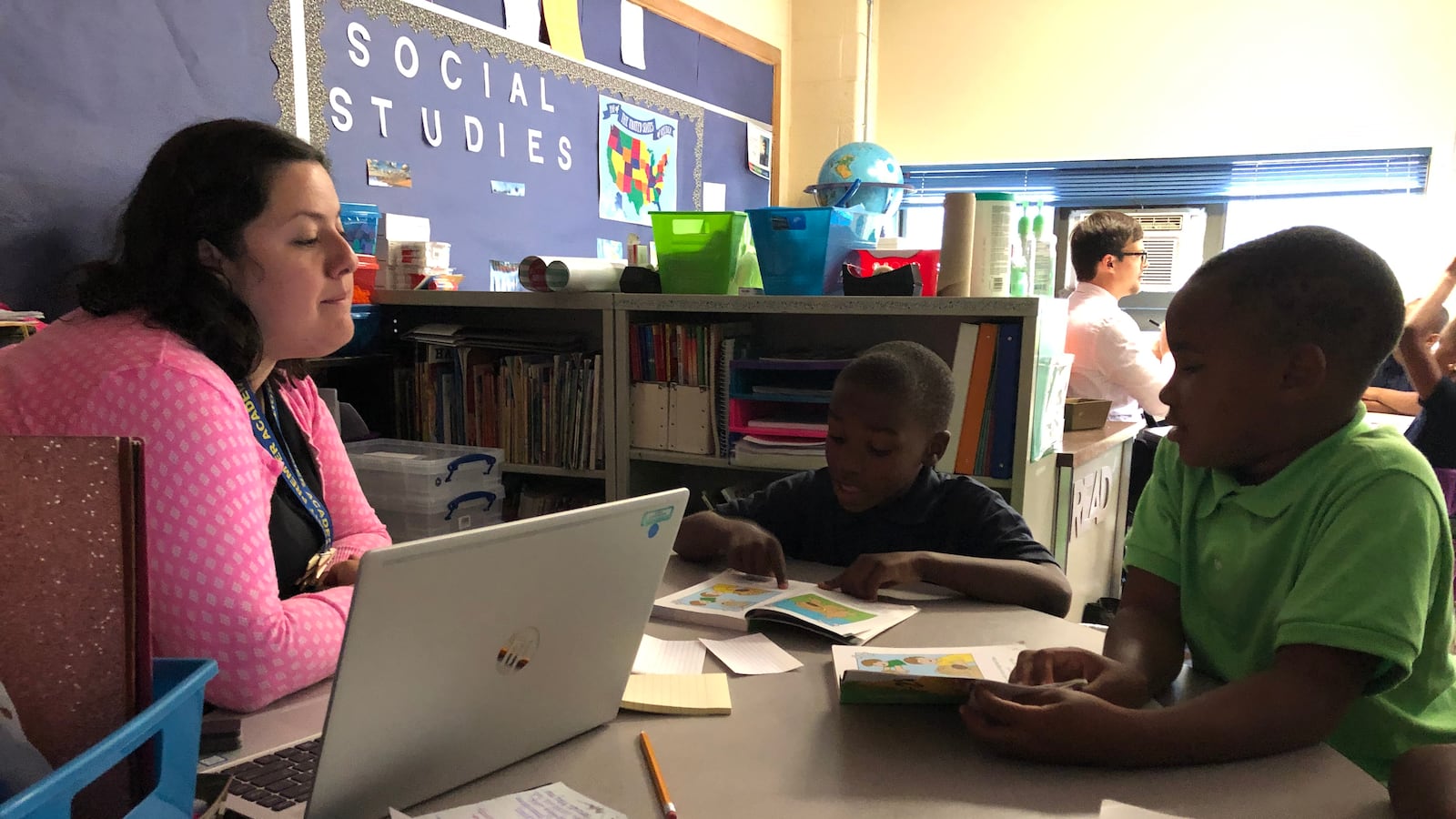 Third-graders worked on the fundamentals of reading during the second week of the 2019-2020 school year. As many as 5,000 struggling readers are at risk of being held back at the end of this year.