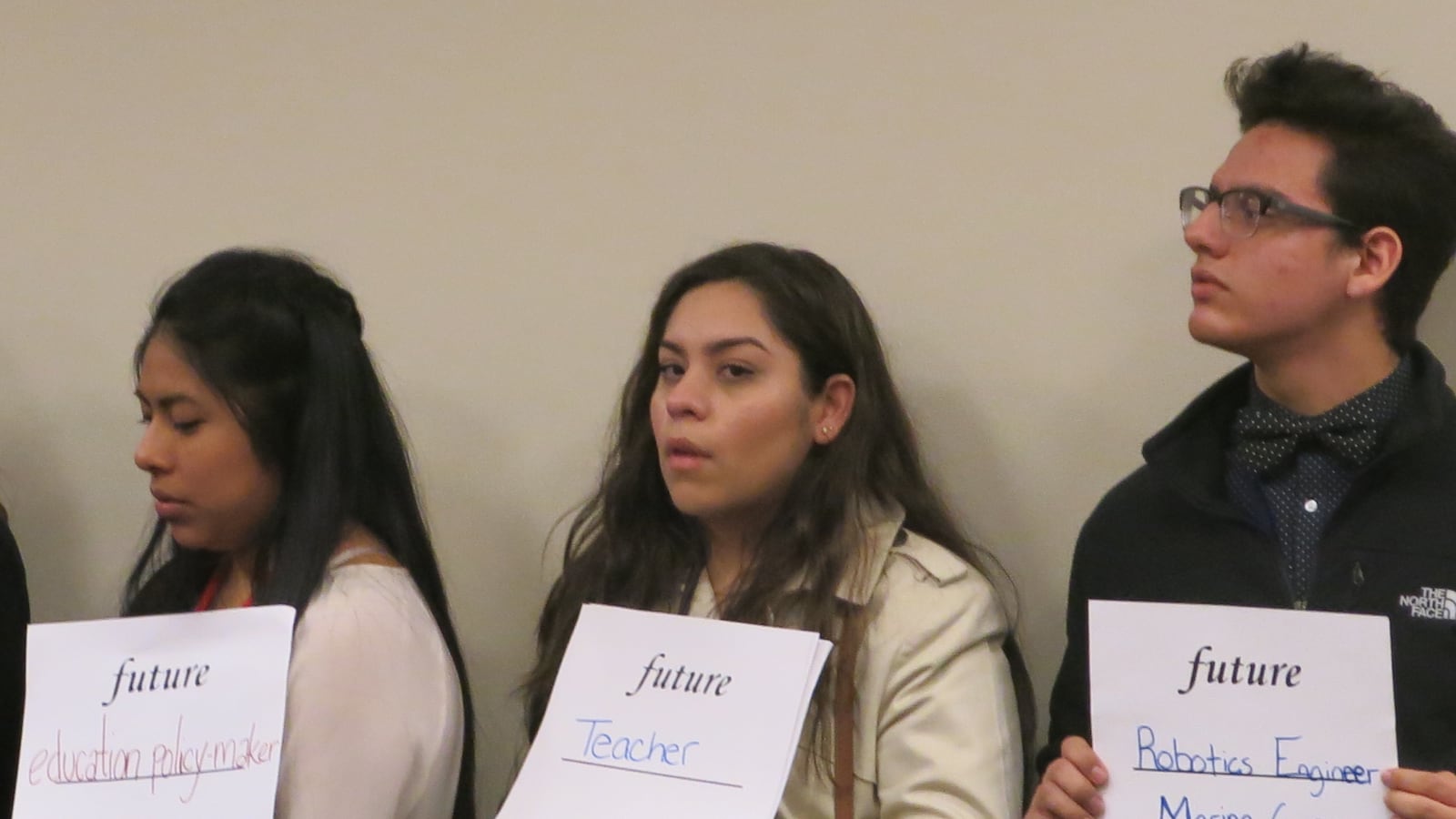 Students visit the Tennessee State Capitol with local immigrant advocacy groups in support of a measure that would ensure all Tennessee students get in-state tuition.