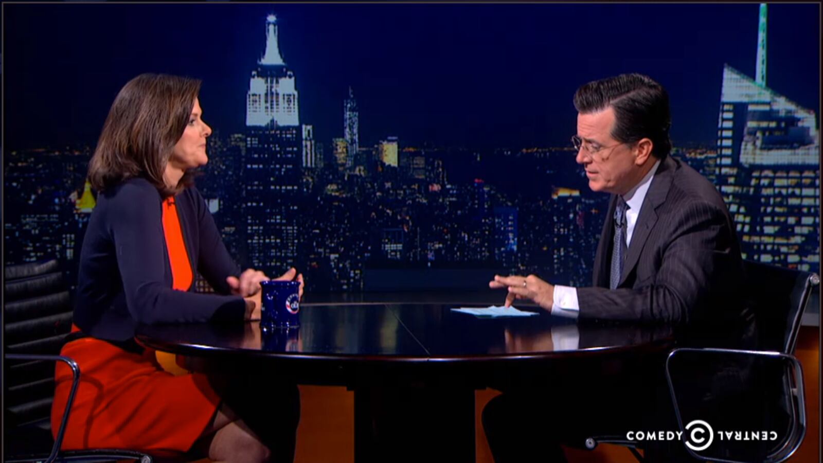 News-anchor-turned-education-activist Campbell Brown appeared on The Colbert Report to discuss teacher tenure.