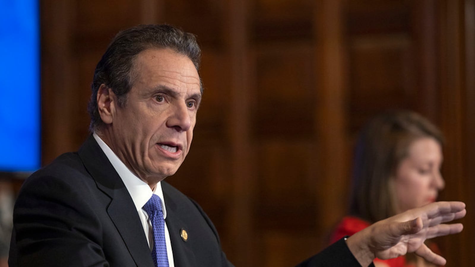 Gov. Andrew Cuomo announced Monday that school buildings across new York will remain closed through at least April 29, about two weeks longer than origianlly planned.