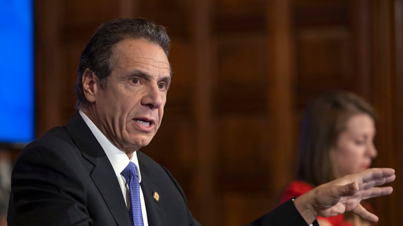 Gov. Andrew Cuomo announced Monday that school buildings across new York will remain closed through at least April 29, about two weeks longer than origianlly planned.