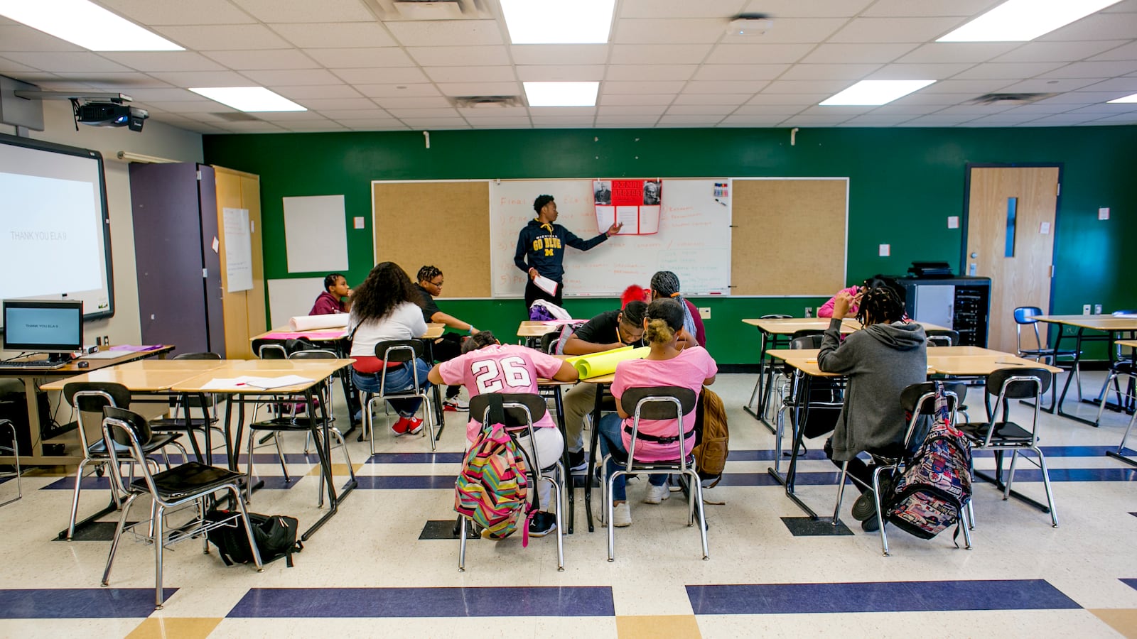 The hallways and classrooms of Detroit’s Southeastern High School have been quiet in recent years as enrollment has fallen. Supporters hope new plans for the school will attract more students.