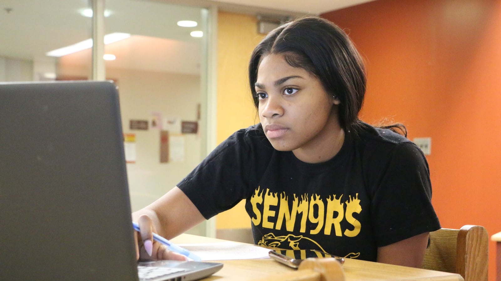 Like a growing number of college students, JaniQua Guiste is enrolled in a math class that uses technology to catch up students who enter behind.