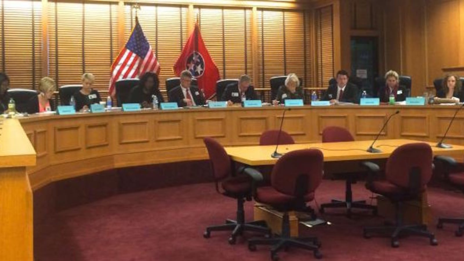 Members of the Academic Standards Recommendation Committee convene Tuesday in Nashville for their third meeting.