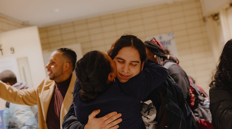 From a 70-man cell to a counselor’s bear hug: Dylan Lopez Contreras returns to his Bronx school