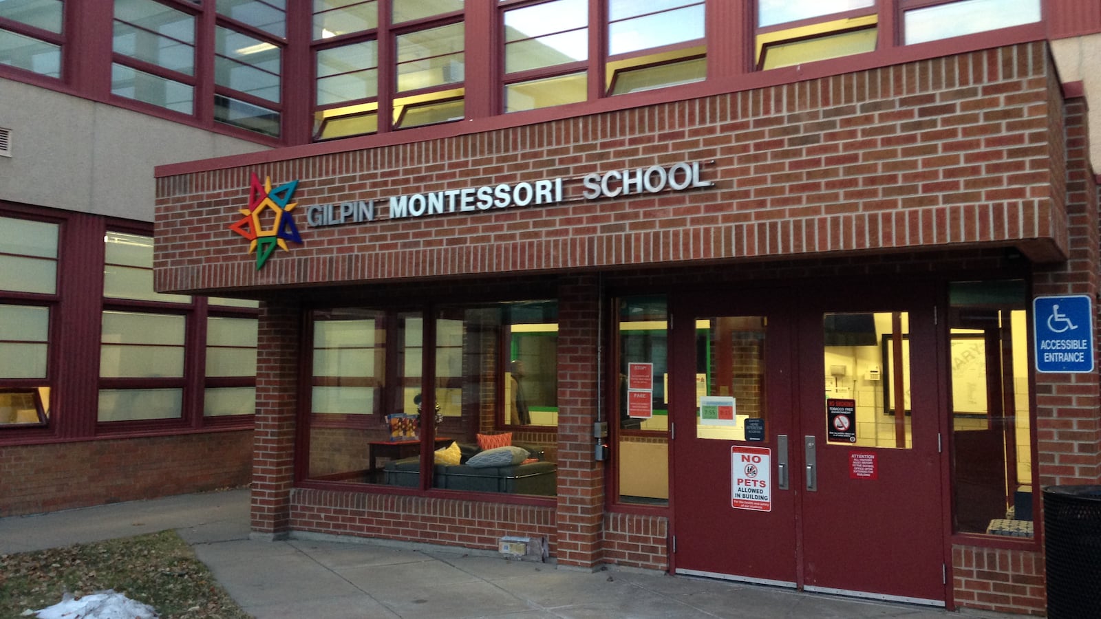 The former Gilpin Montessori School. (Photo by Melanie Asmar)