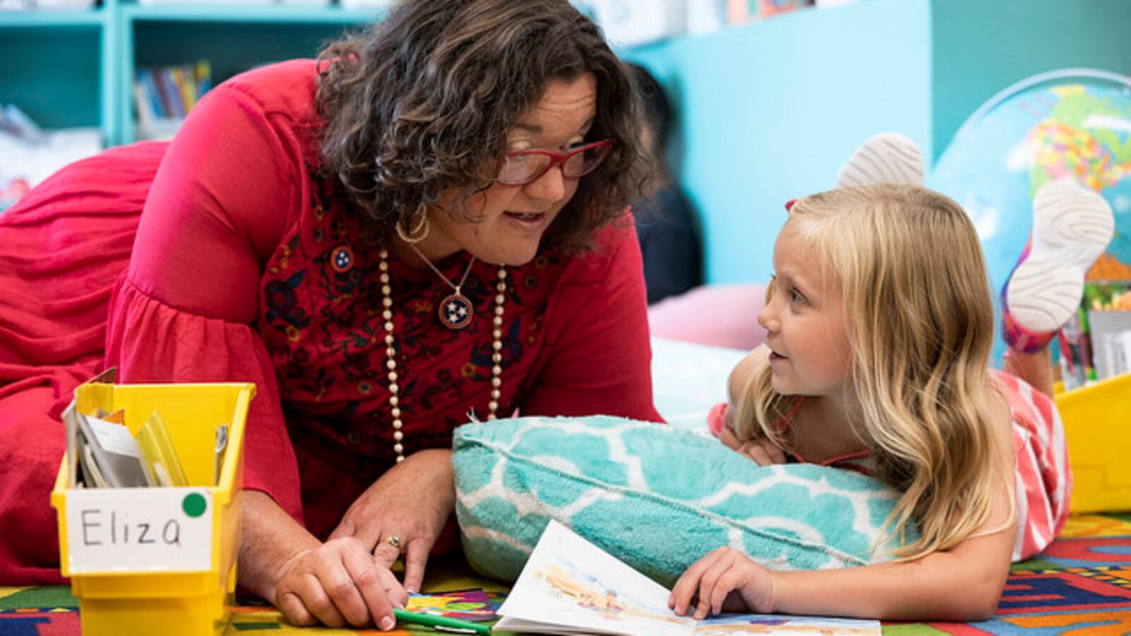 “My great passion is teaching kids to read!” says Miller.