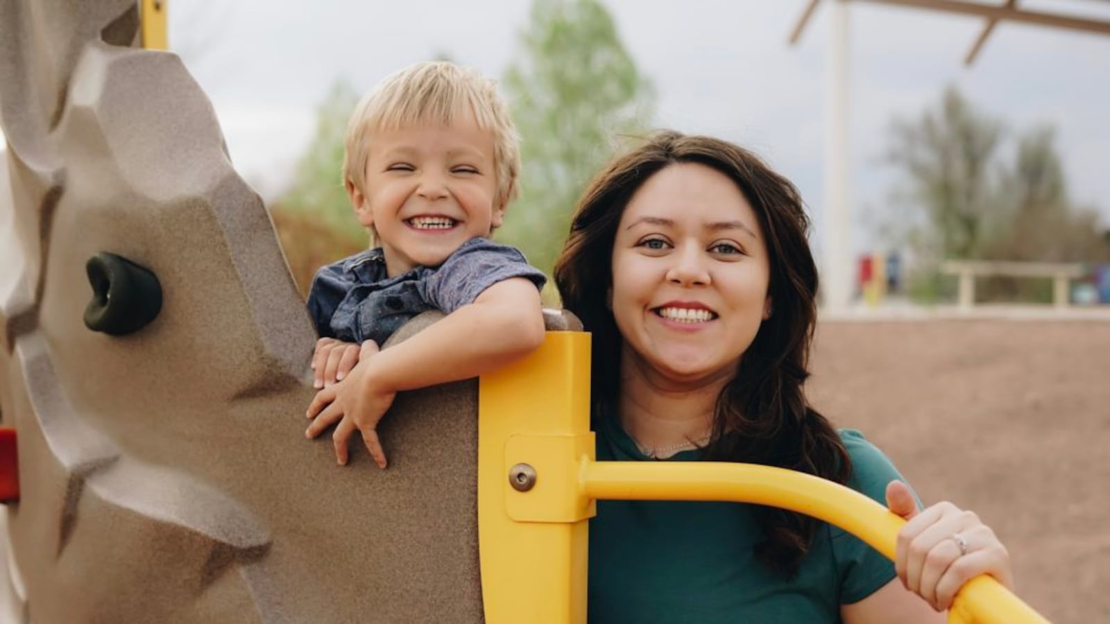 Alexis Menocal Harrigan and her 4-year-old son, Isaac.