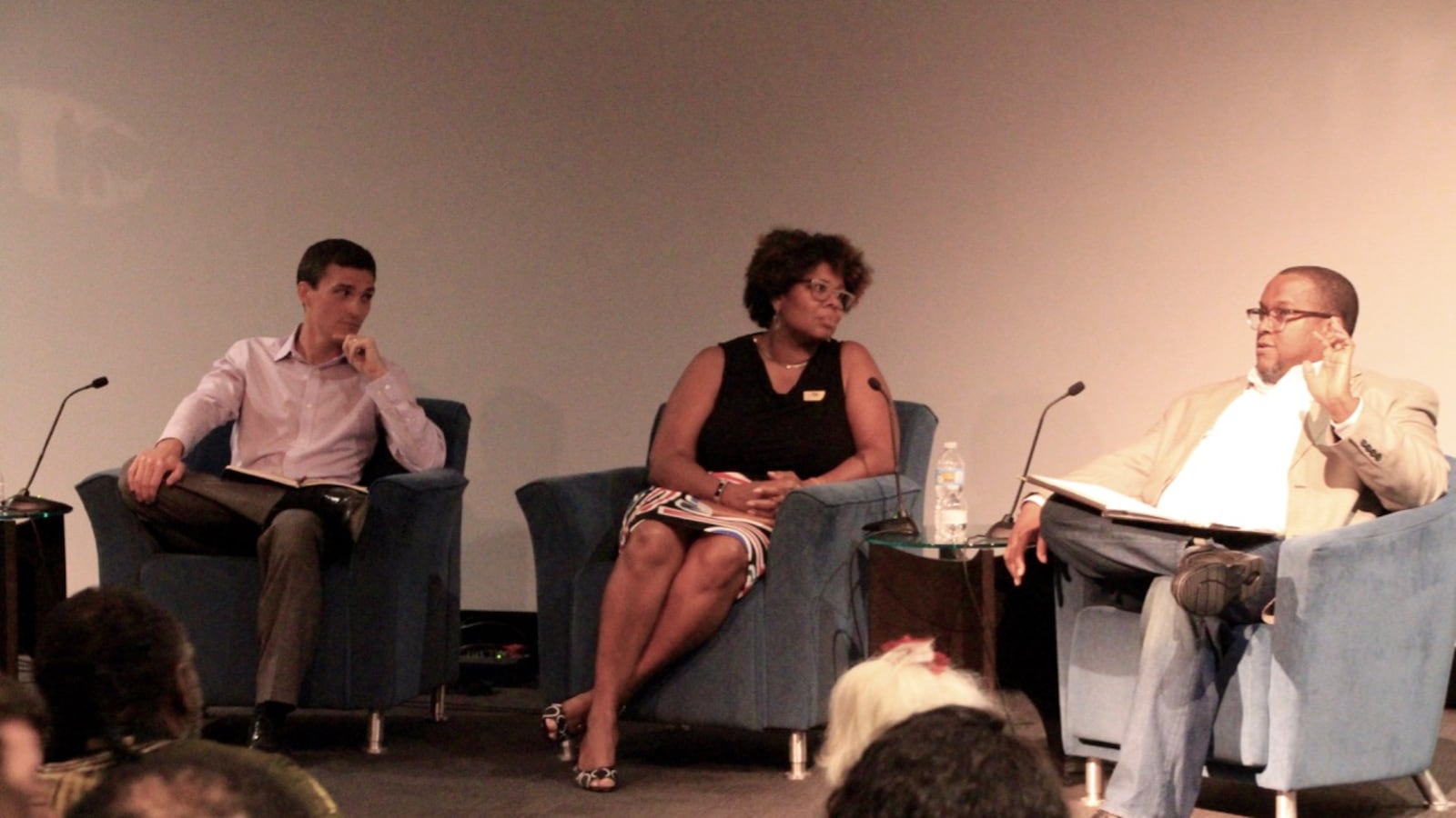 Panelists from left to right: Daniel Kiel, Terri Freeman and Charles McKinney.
