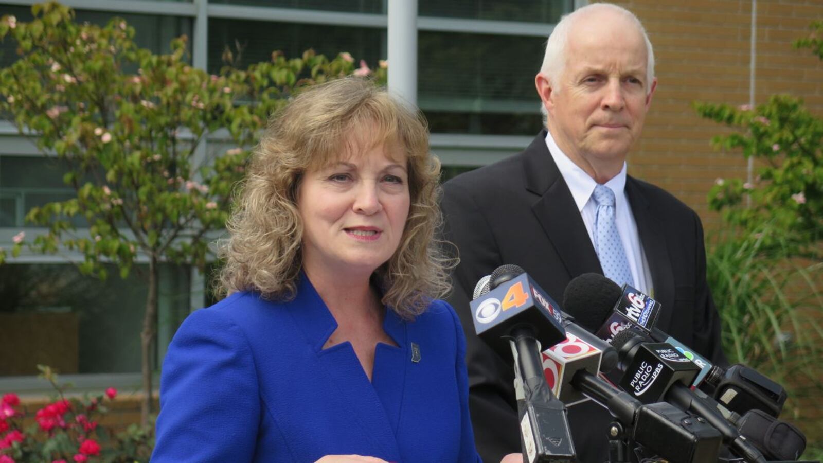 State Superintendent Glenda Ritz announcing her ill-fated bid for governor last June. She pulled out of the race 10 weeks later.