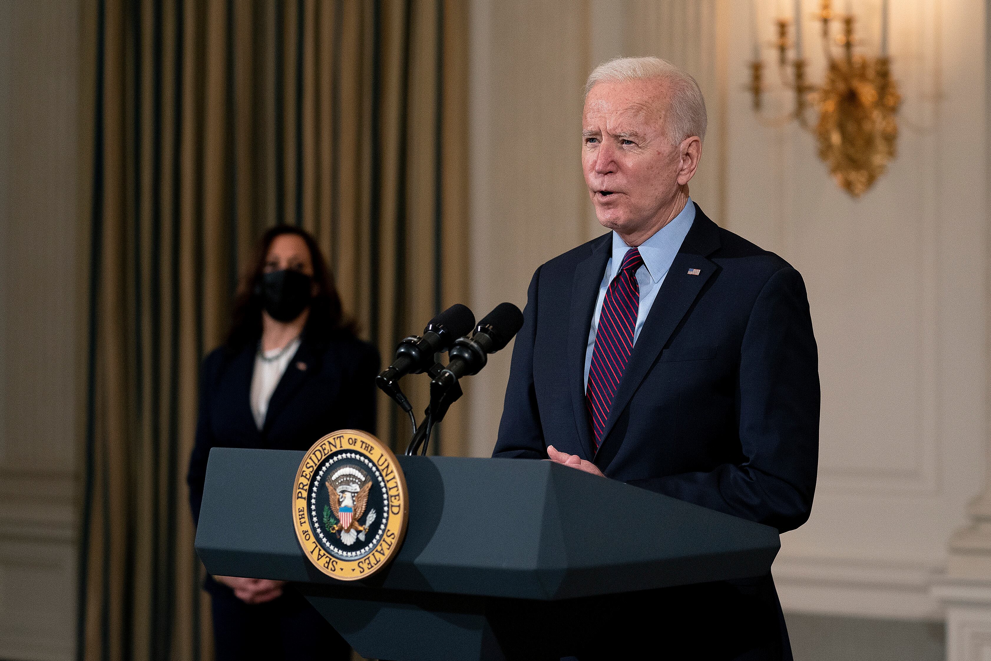 President Biden Delivers Remarks On The Economy And Need For American Rescue Plan