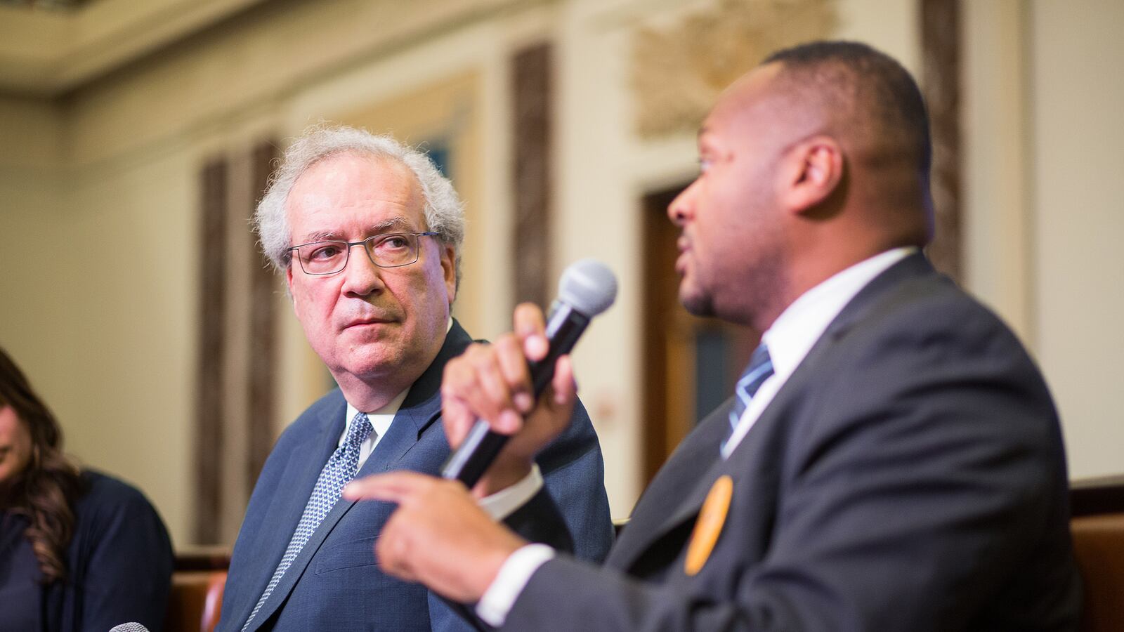 Chris Gabrieli, left, is the CEO of Empower Schools.