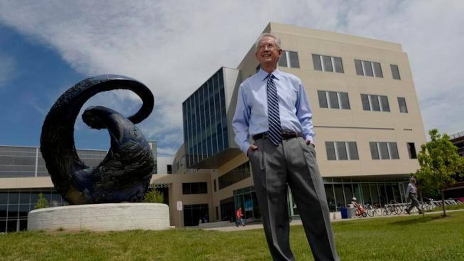 Metropolitan State University of Denver President Stephen Jordan poses for a portrait in 2015.