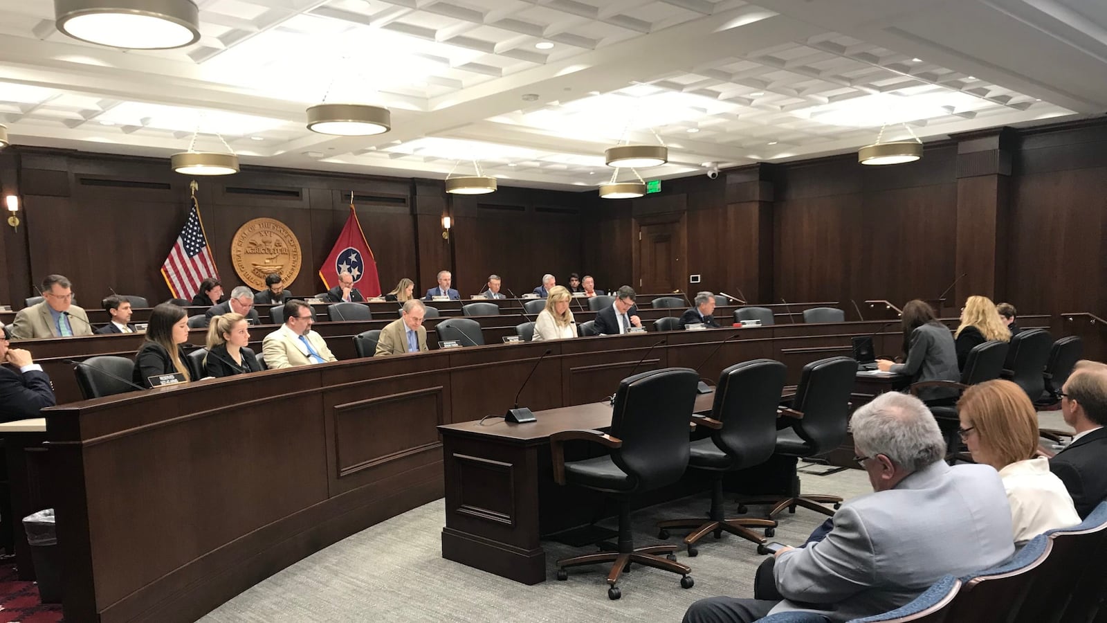Tennessee Education Commissioner Penny Schwinn testifies Monday before the legislature's Government Operations Committee.