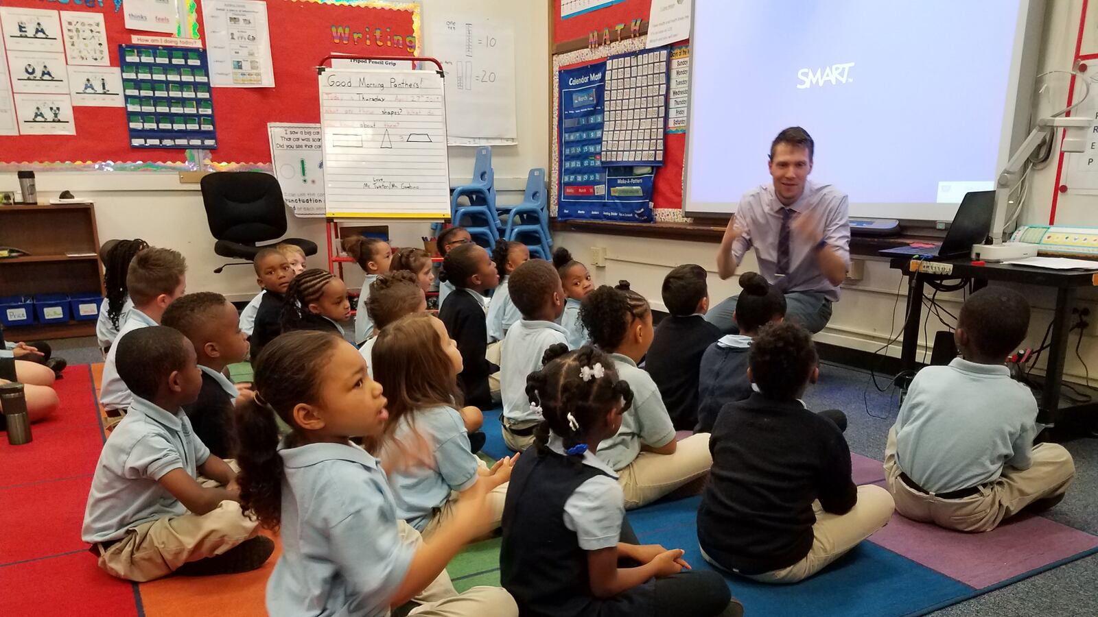 Students at University Prep Elementary’s flagship school in Denver
